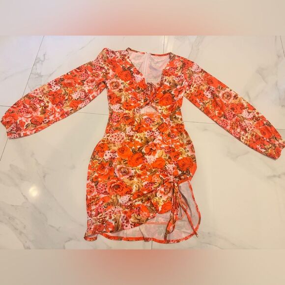 Floral Long Sleeve Dress #20 - Picture 4 of 8